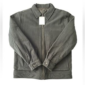 Oak + Fort Quilt Woven Collared Jacket / Coat